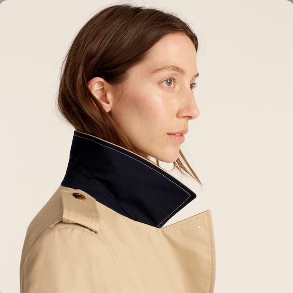 J Crew Icon Trench In VINTAGE KHAKI - Picture 2 of 7